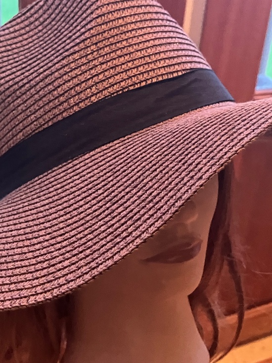 8 OTHER REASONS Wide Brim Brown Straw Hat Women\'s M main image 8